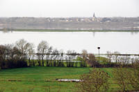 3258 Lairoux - Le marais communal inondé, décembre 2012. Marais poitevin 