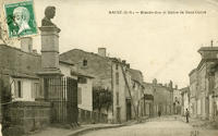 3333 Mauzé-sur-le-Mignon - Grande-Rue et Statut de René Caillié. Marais poitevin 