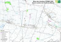 14298 Chantiers d'aménagements agro-pastoraux et de restauration paysagère des marais orientaux - Bilan PARMO 2009 Canton de Chaillé-les-Marais 
