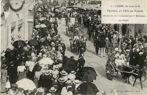 Festival et fête de fleurs à Luçon, le 28 juin 1914. Marais poitevin