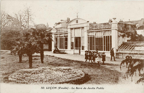 La Serre du jardin public de Luçon. Marais poitevin