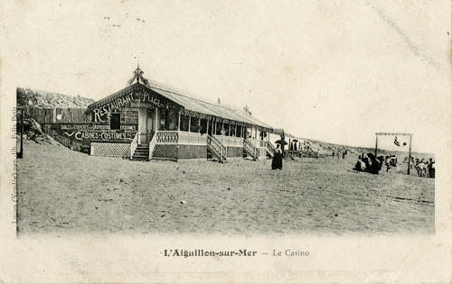Le Casino de l'Aiguillon-sur-Mer. Marais poitevin