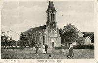 546 Sainte-Christine, l'Eglise. Marais poitevin 