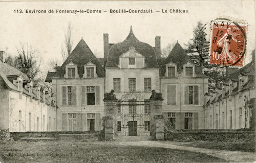 Château de Bouillé-Courdault. Marais poitevin