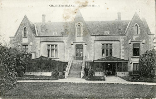 Le Château Saint-Hilaire à Chaillé-les-Marais. Marais poitevin