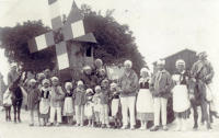 562 Champagné-les-Marais, fête 1931,1932 - La Meunerie. Marais poitevin 