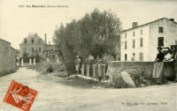 591 Le bourg du Bourdet. Marais poitevin 