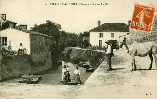 Le Port de Thairé-le-Fagnoux. Marais poitevin