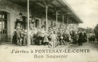 642 J'arrive à la Gare de Fontenay-le-Comte. Marais poitevin 