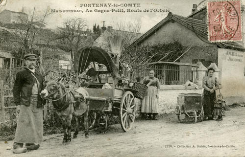 Fontenay-le-Comte – Maingueneau au Gagne-Petit, route de l'Orbrie. Marais poitevin