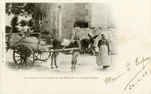 Les débuts de la carrosserie chez les maraîchins du Langon. Marais poitevin