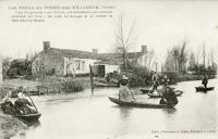 841 Le Poiré-sur-Velluire – Les huttes inondées en hiver. Marais poitevin 