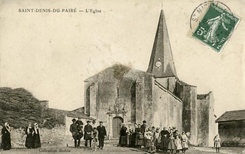 Saint-Denis-du-Payré – L'Eglise. Marais poitevin