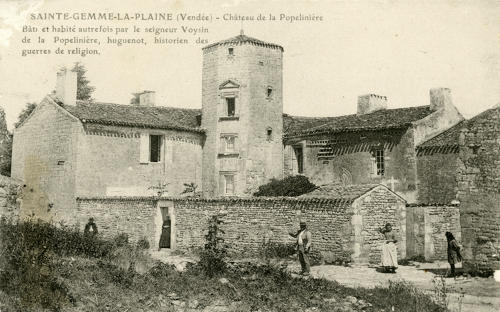 Sainte-Gemme-la-Plaine – Le Château de la Popelinière. Marais poitevin