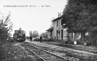 974 Saint-Hilaire-la-palud, la gare 