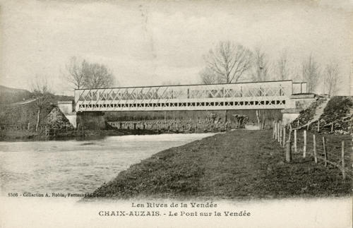 Les rives de la Vendée – Chaix-Auzais – Le pont sur la Vendée