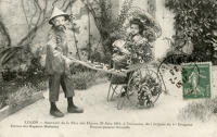 1155 Luçon – Souvenir de la Fête des fleurs. 28 juin 1914, à l'occasion de l'arrivée du 1er Dragon. 