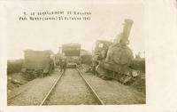 1163 Le déraillement de Belleau près Benet (Vendée) le 22 octobre 1907. Marais poitevin 