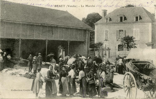 Benet - Le Marché. Marais poitevin