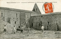 1173 Maillezais - Ancienne habitation des Moines de l'Abbaye (côté nord). Marais poitevin 