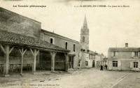 1244 Saint-Michel-en-l'Herm - La Place de la Mairie. Marais poitevin 
