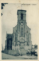 1265 Grues - L'Eglise. Marais poitevin 