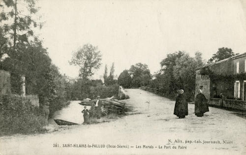 Saint-Hilaire-la-Palud - Les Marais, le Port du Pairé