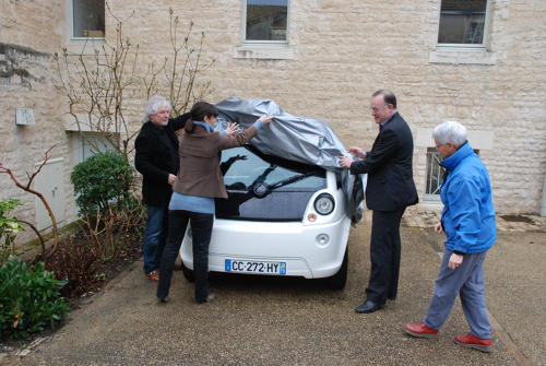 Parc interrégional du Marais poitevin - Remise des clés de la voiture électrique