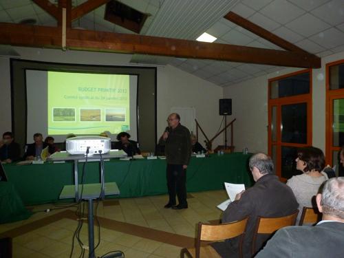 La Grève-sur-Mignon - Assemblée générale du Parc interrégional du Marais poitevin du 24 janvier 2012