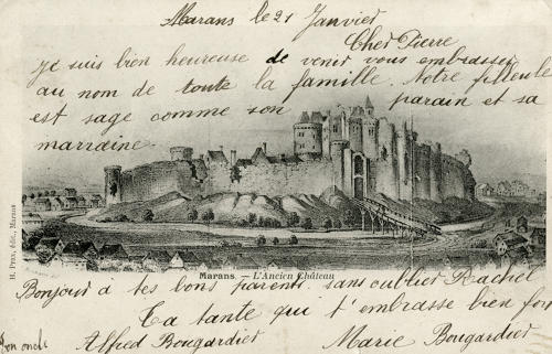 Marans - L'ancien Château. Marais poitevin