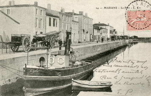 Marans - Le Port. Marais poitevin