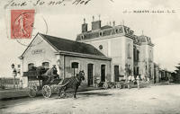 1686 Marans - La Gare. Marais poitevin 