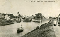 1701 La Ronde - Le Pont et les Ecluses de Bazoin. Marais poitevin 