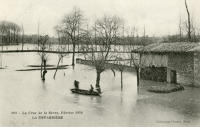 1712 Niort - La Tiffardière - La crue de la Sèvre, février 1904. Marais poitevin 
