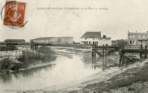 Le Port de Moricq. Marais poitevin
