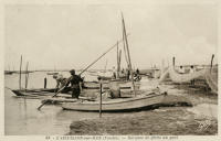 1737 L'Aiguillon-sur-Mer - Barques de pêche au port. Marais poitevin 