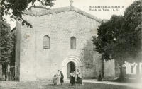 1947 Saint-Sauveur-d'Aunis - Façade de l'Eglise. Marais poitevin 