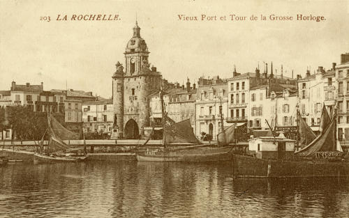 La Rochelle - Le vieux Port et la Tour de la Grosse Horloge