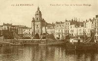 1987 La Rochelle - Le vieux Port et la Tour de la Grosse Horloge 