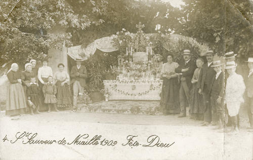 Saint-Sauveur-d'Aunis - Fête Dieu 1909. Marais poitevin