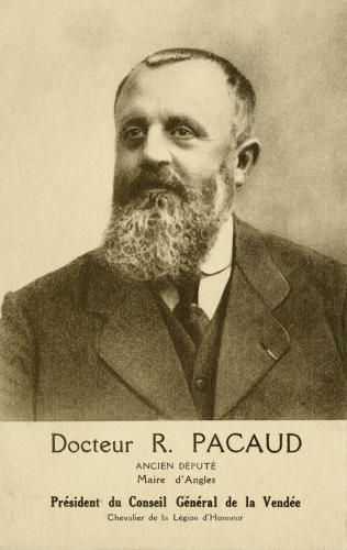 Docteur R. Pacaud, ancien député, maire d'Angles. Marais poitevin