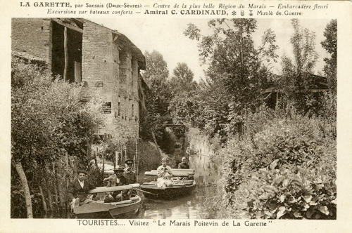 Sansais - La Garette, Amiral Cardinaud. Marais poitevin