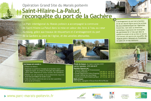 Saint-Hilaire-la-Palud - Reconquête du Port de la Gachère. Marais poitevin