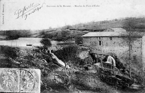 Environ de Saint-Maixent - Moulin du Puits d'Enfer