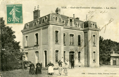 La Gare du Gué-de-Velluire. Marais poitevin