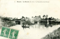 3118 La Ronde - La Passerelle et les Ecluses de Bazoin. Marais poitevin 
