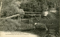 3343 Saint-Hilaire-la-Palud - La Névoire, la passerelle au Pont sur le Mignon 