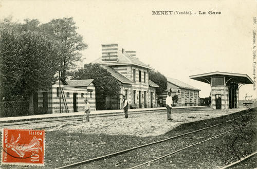 Benet - La Gare. Marais poitevin
