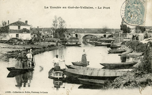 La Vendée au Gué-de-Velluire - Le Port. Marais poitevin