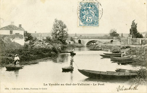Le Gué-de-Velluire - Le Port. Marais poitevin